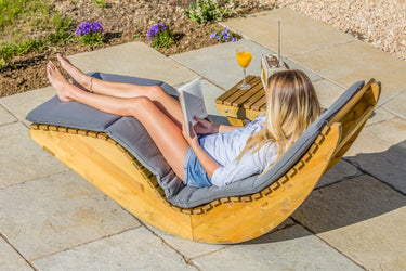Rowena Rocking Sunbed - Single Rocking Sun Lounger